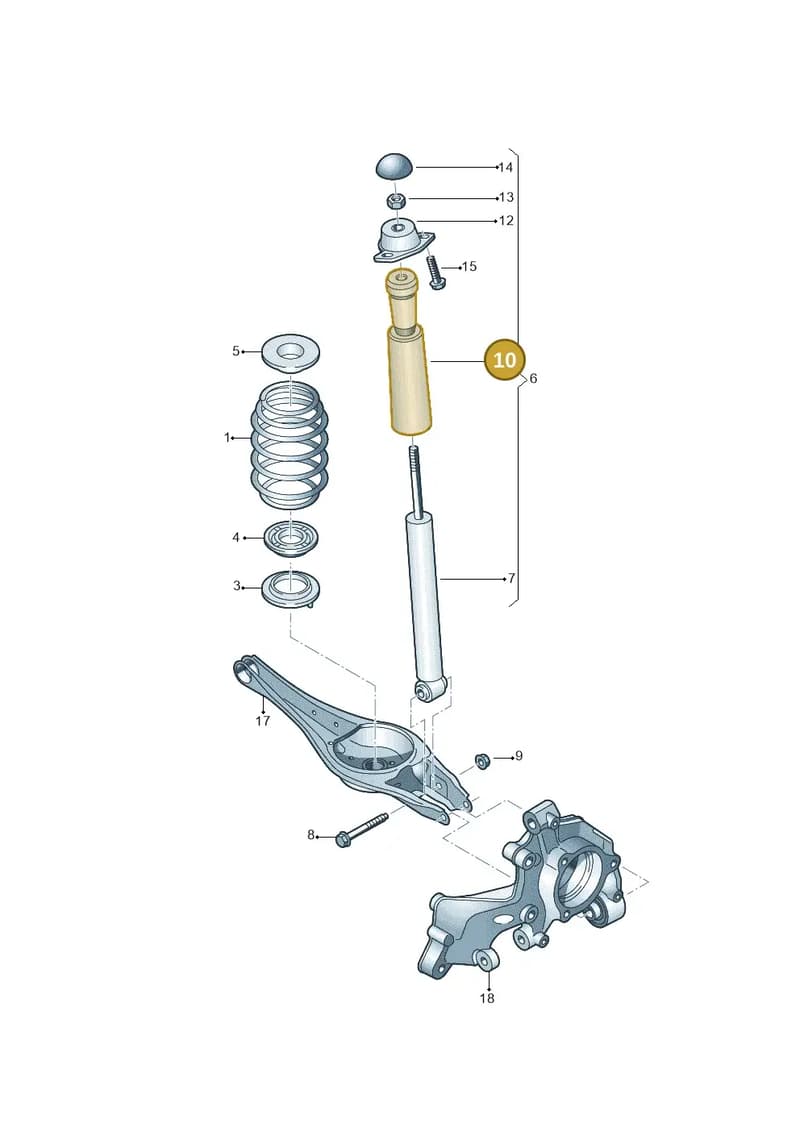 8S0511353B — Audi TT RS (2016-2023) diagram 898511000, position 10