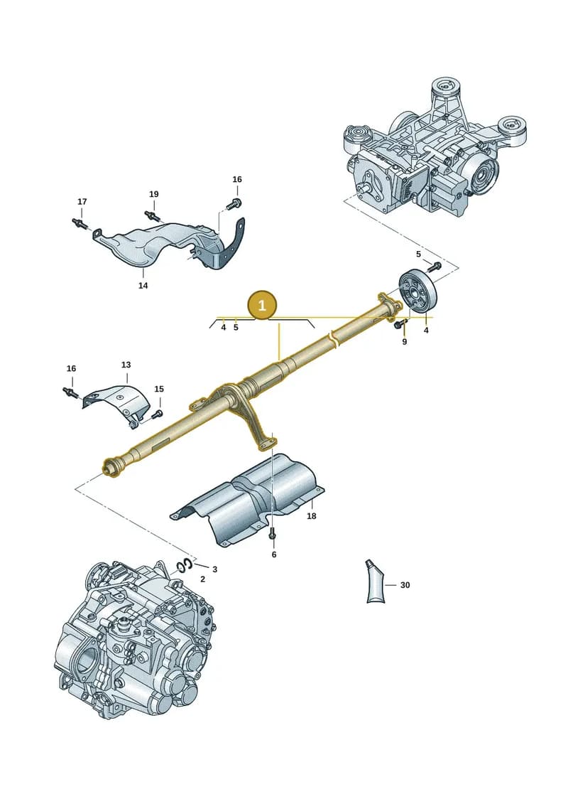 8S0521101E — Audi TT RS (2016-2023) diagram f3z521000, position 1