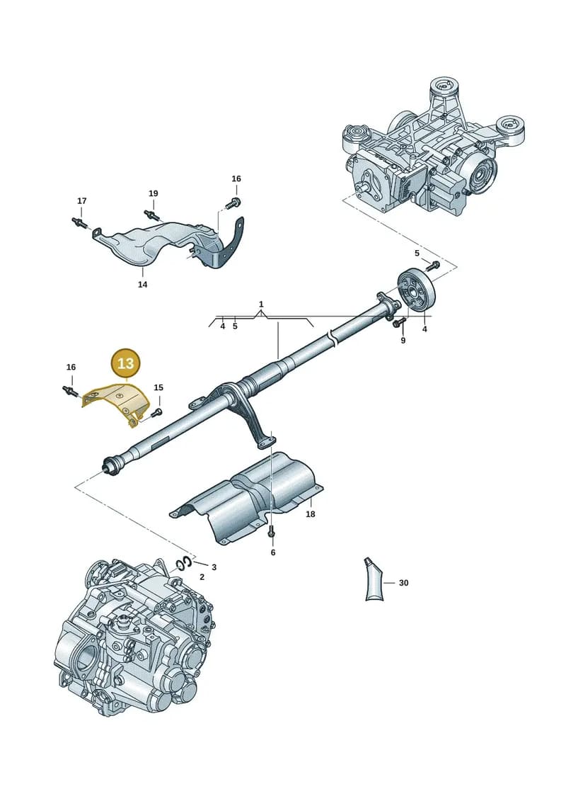 8S0521441C — Audi RS Q3 Sportback (2019-2024) diagram f3z521000, position 13