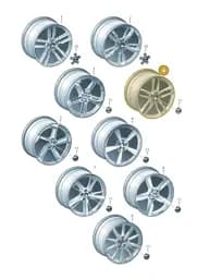 8S0601025BF Audi Aluminium Rim