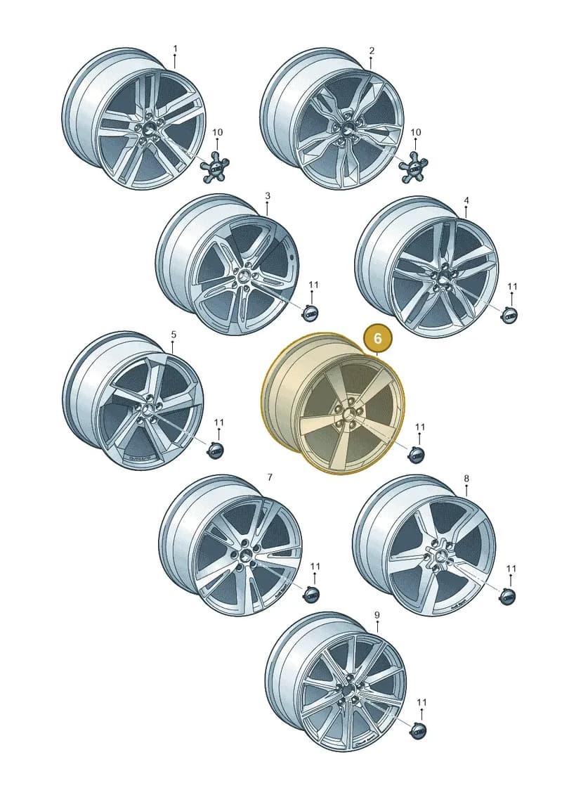 8S0601025CG — Audi TTS (2014-2023) diagram 850601900, position 6