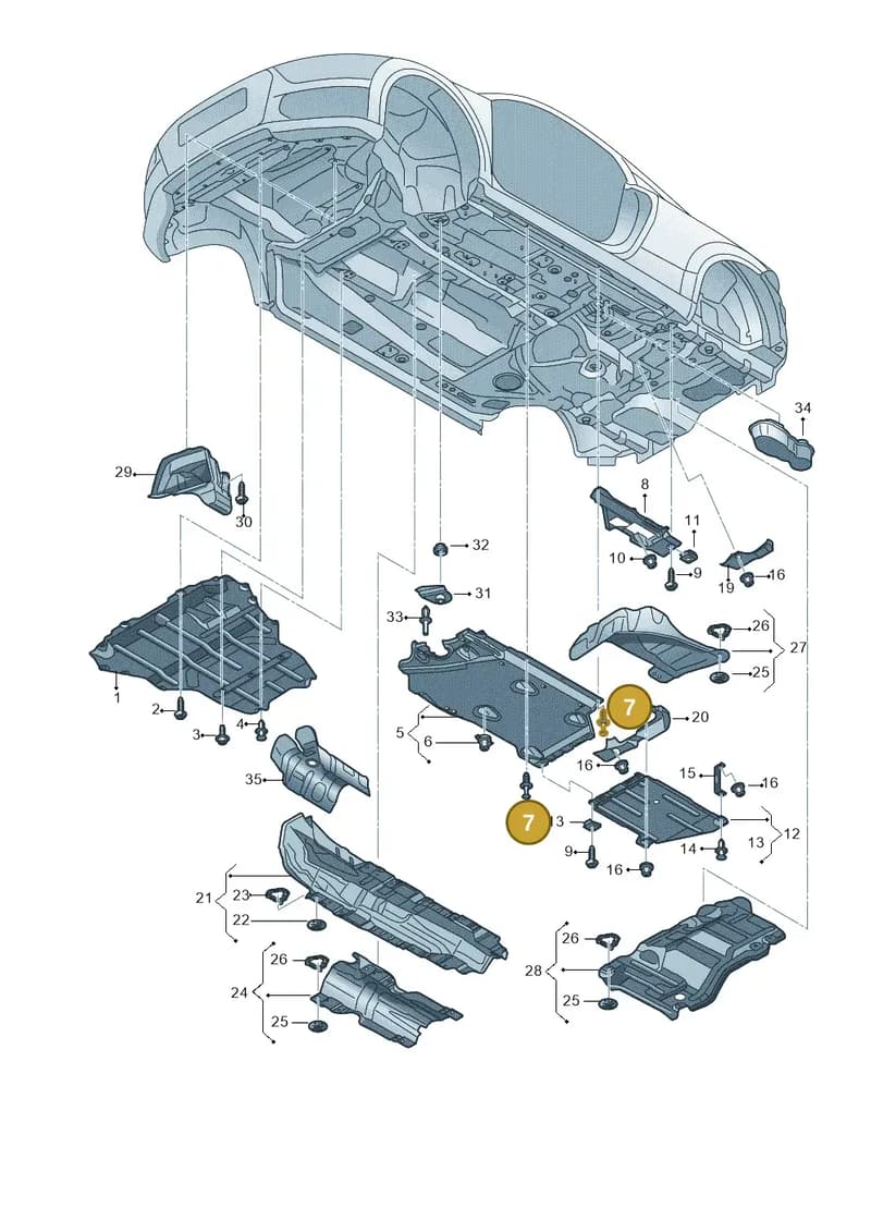 8S0805163 — Audi TTS (2014-2023) diagram 850825000, position 7