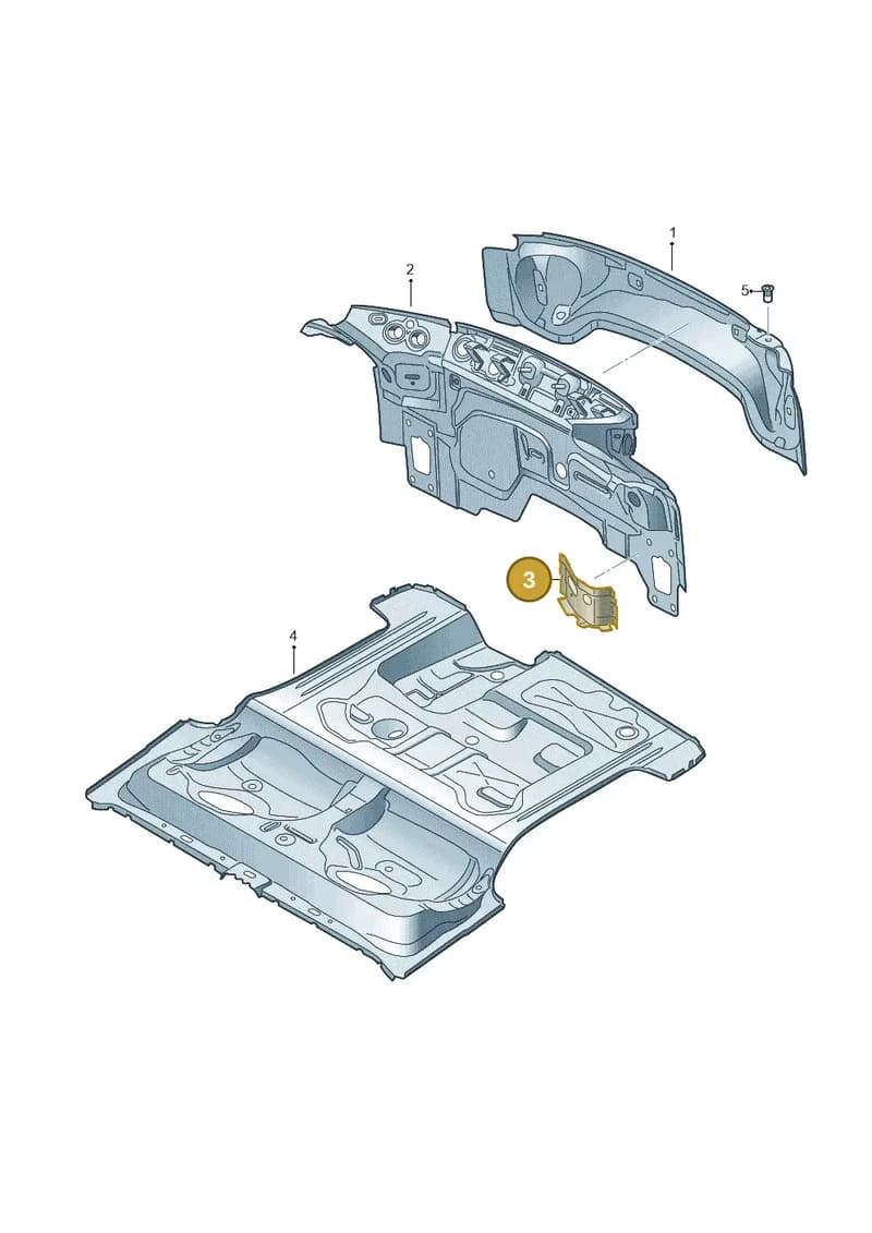 8S0813562 — Audi TT RS (2016-2023) diagram 850813000, position 3