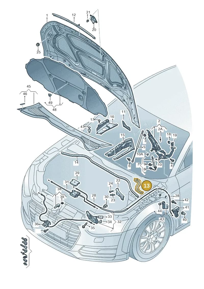 8S0823721 — Audi TT RS (2016-2023) diagram 850823000, position 13