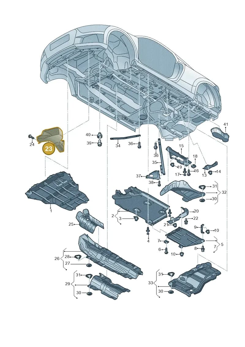 8S0825319 — Audi TTS (2014-2023) diagram 850825100, position 23