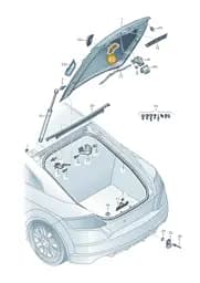 8S0827570 Audi Anti-Theft Guard Cover