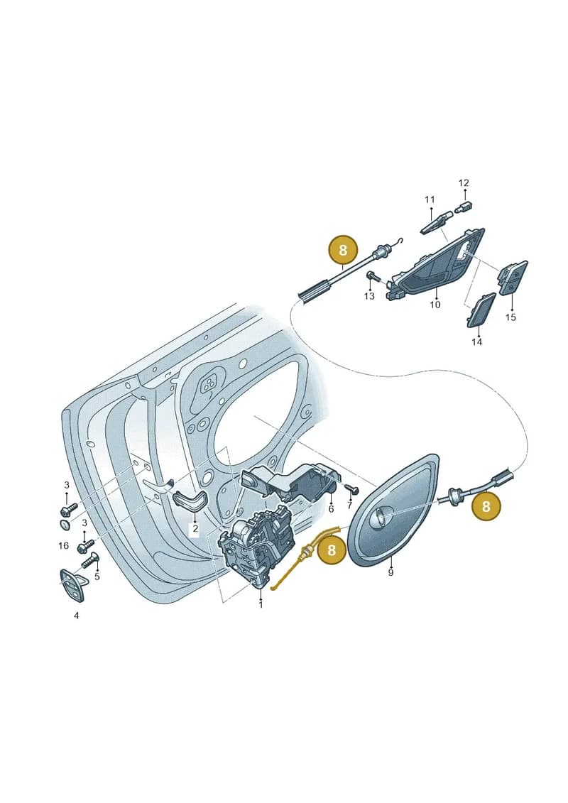 8S0837085B — Audi TTS (2014-2023) diagram 850837300, position 8