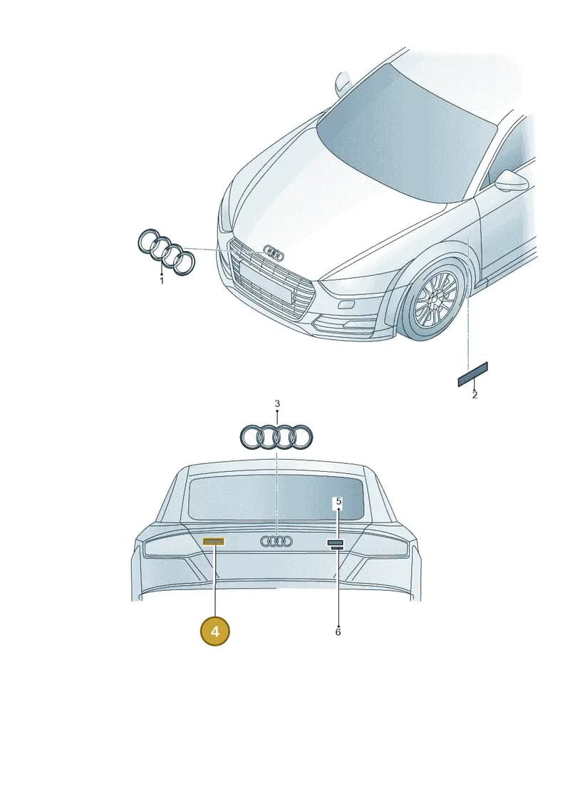 8S0853735CT94 — Audi TTS (2014-2023) diagram 850853600, position 4