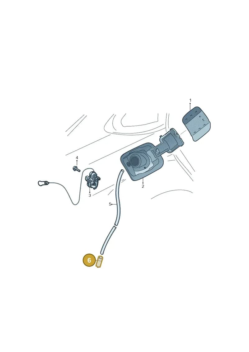 8S0877262 — Audi A7 Sportback (2018-2025) diagram 838809900, position 6