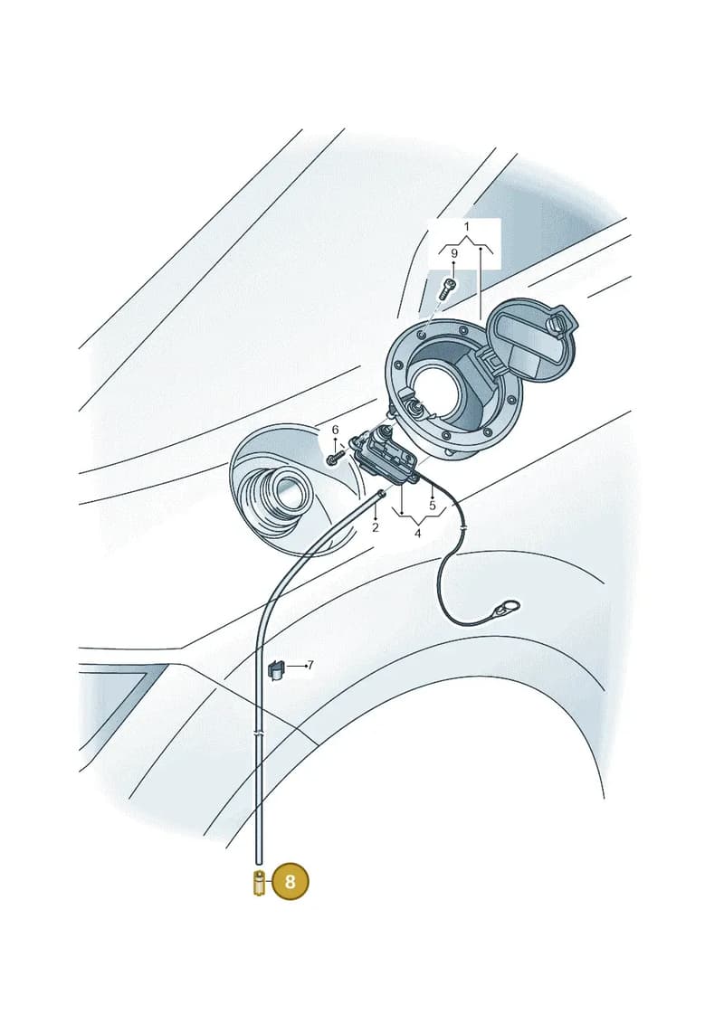 8S0877262 — Audi TT RS (2016-2023) diagram 850809900, position 8