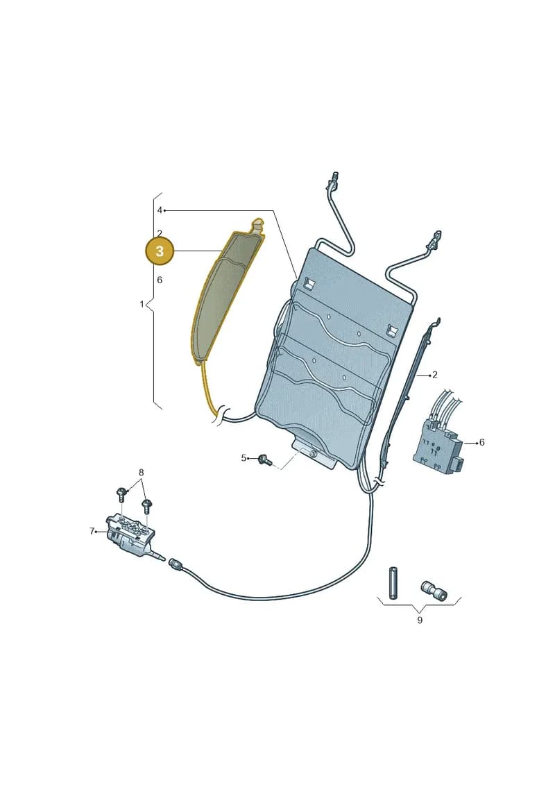 8S0881618A — Audi TT RS (2016-2023) diagram 850959220, position 3