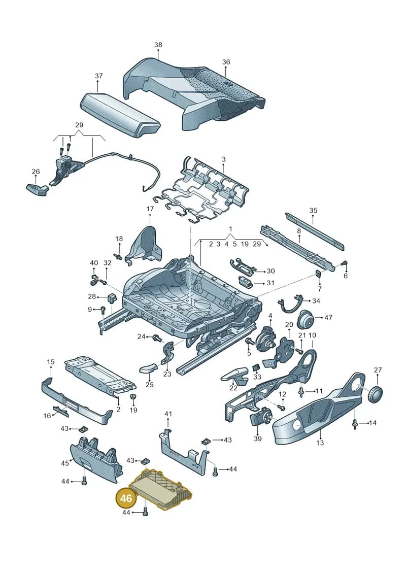 8S08826394PK — Audi RS Q3 Sportback (2019-2024) diagram 597881000, position 46