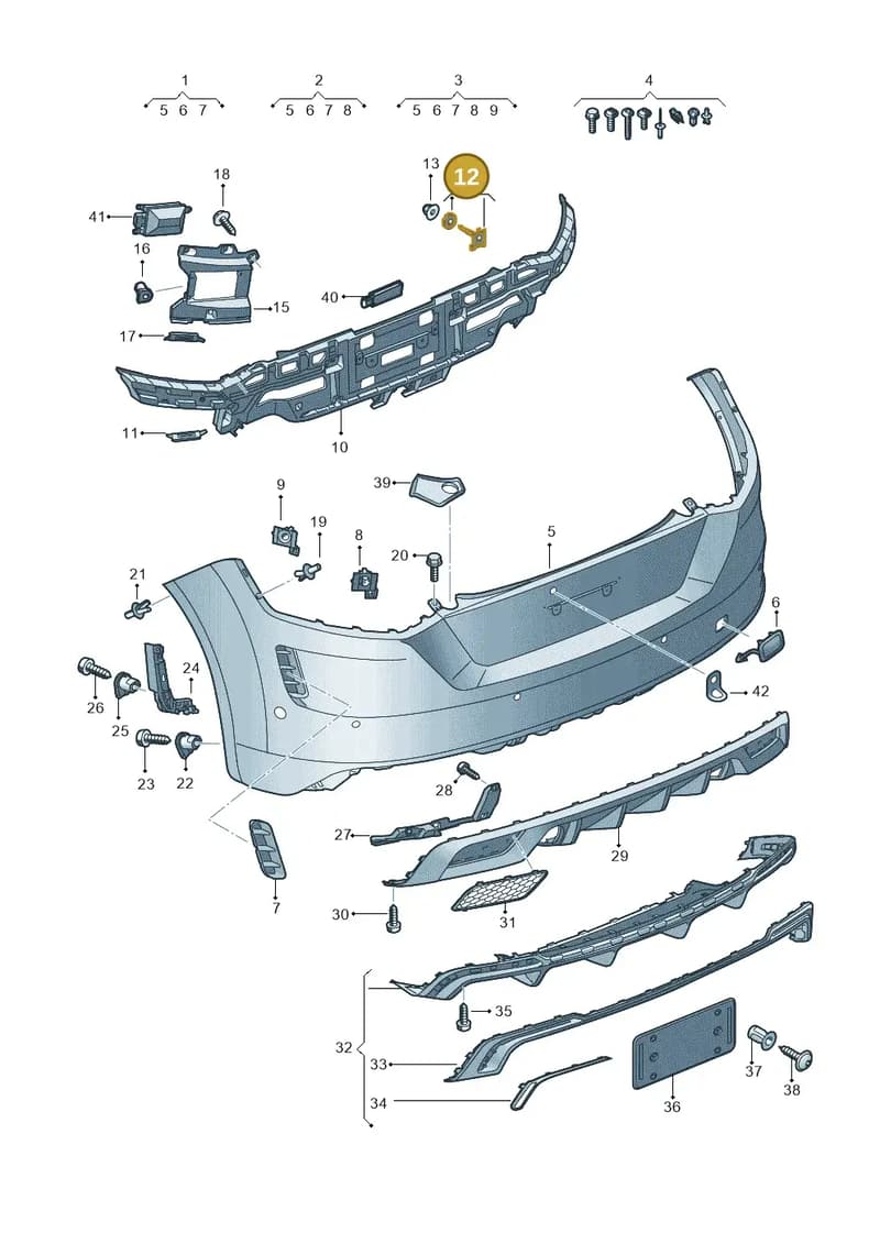 8S0898173 — Audi TTS (2014-2023) diagram 850807075, position 12