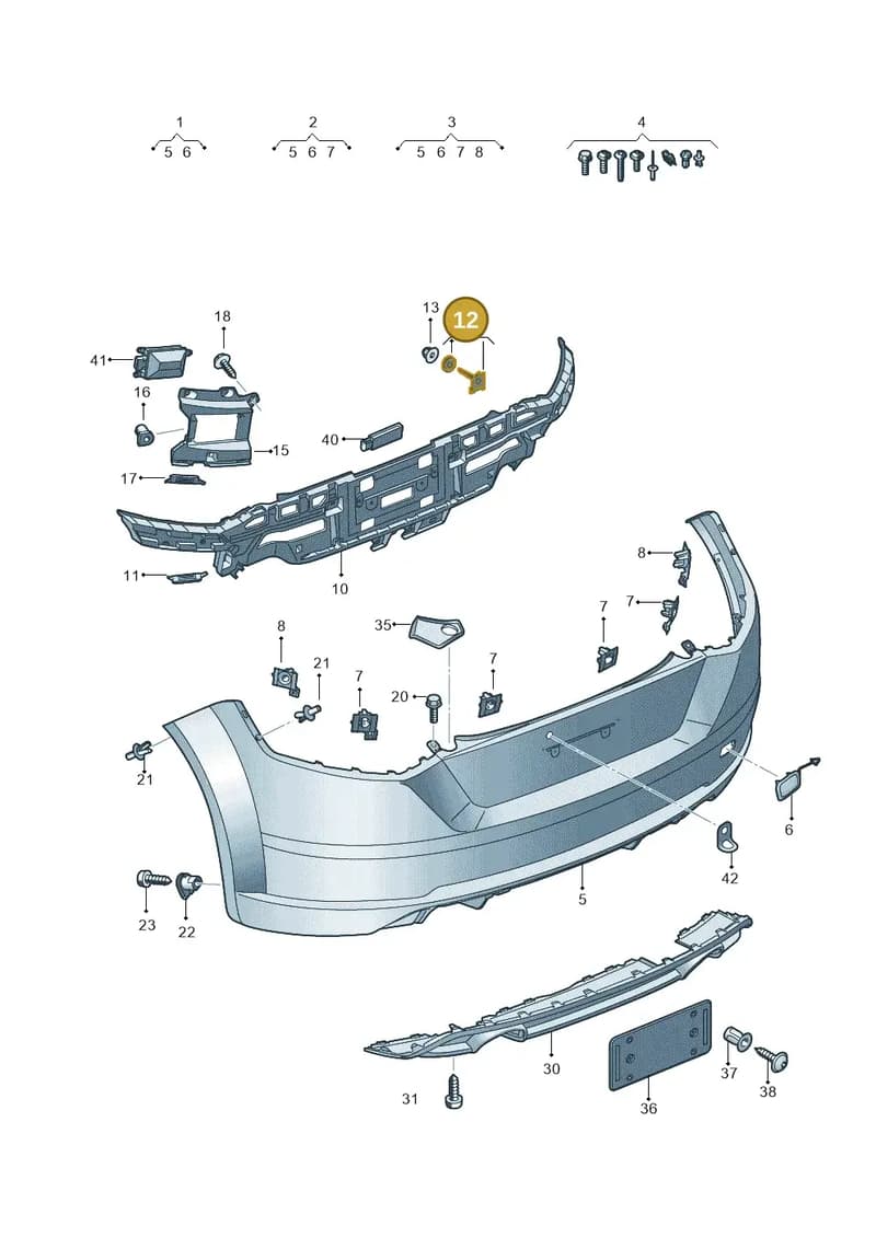 8S0898173 — Audi TTS (2014-2023) diagram 850807600, position 12