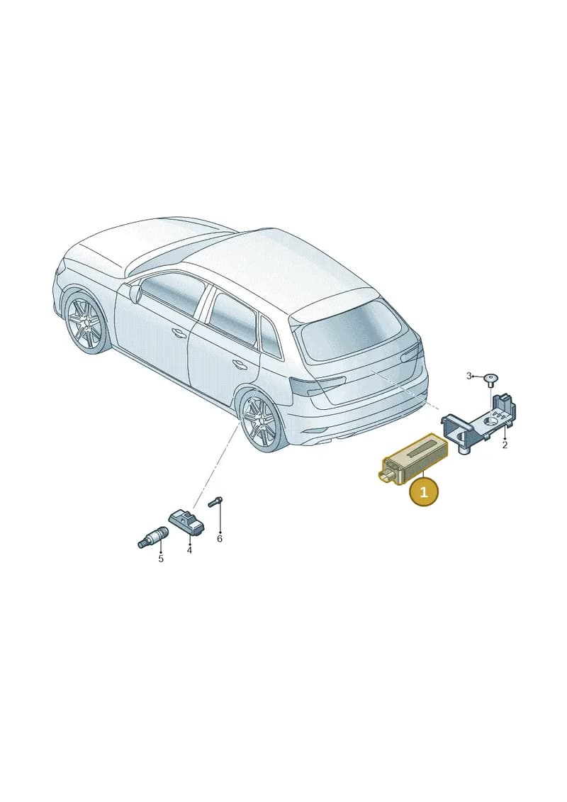 8S0907273A — Audi RS3 Limousine (2017-2020) diagram 853907600, position 1