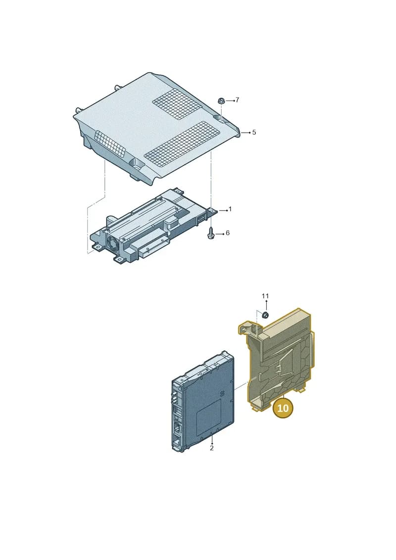 8S0907297 — Audi TT RS (2016-2023) diagram 850035400, position 10