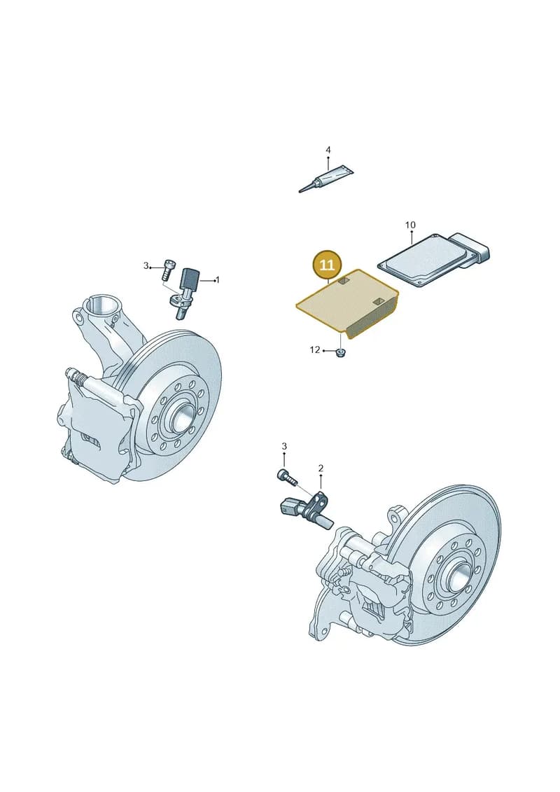 8S0907324B — Audi TT RS (2016-2023) diagram 898927000, position 11