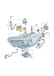 8S0907397D Audi Control Unit for Light Control System