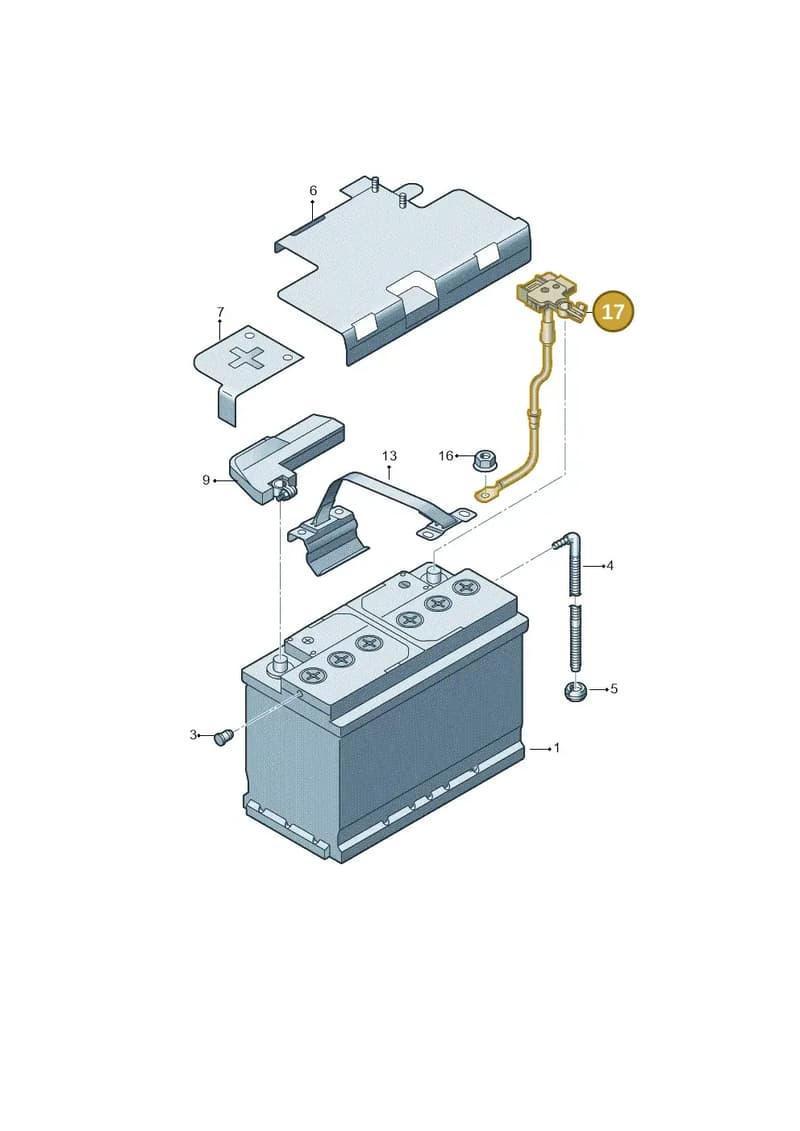 8S0915181C — Audi Q5 (2016-2025) diagram 896915000, position 17