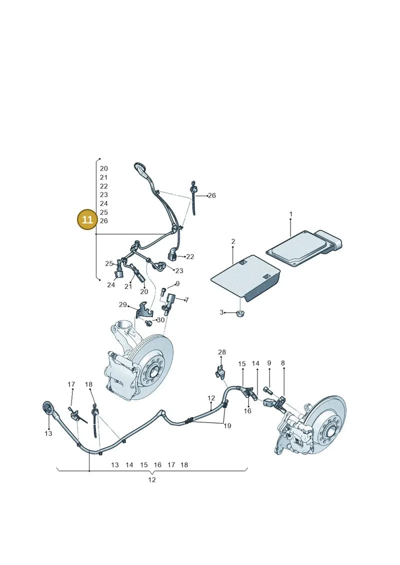 8S0927903D — Audi TTS (2014-2023) diagram 850927000, position 11