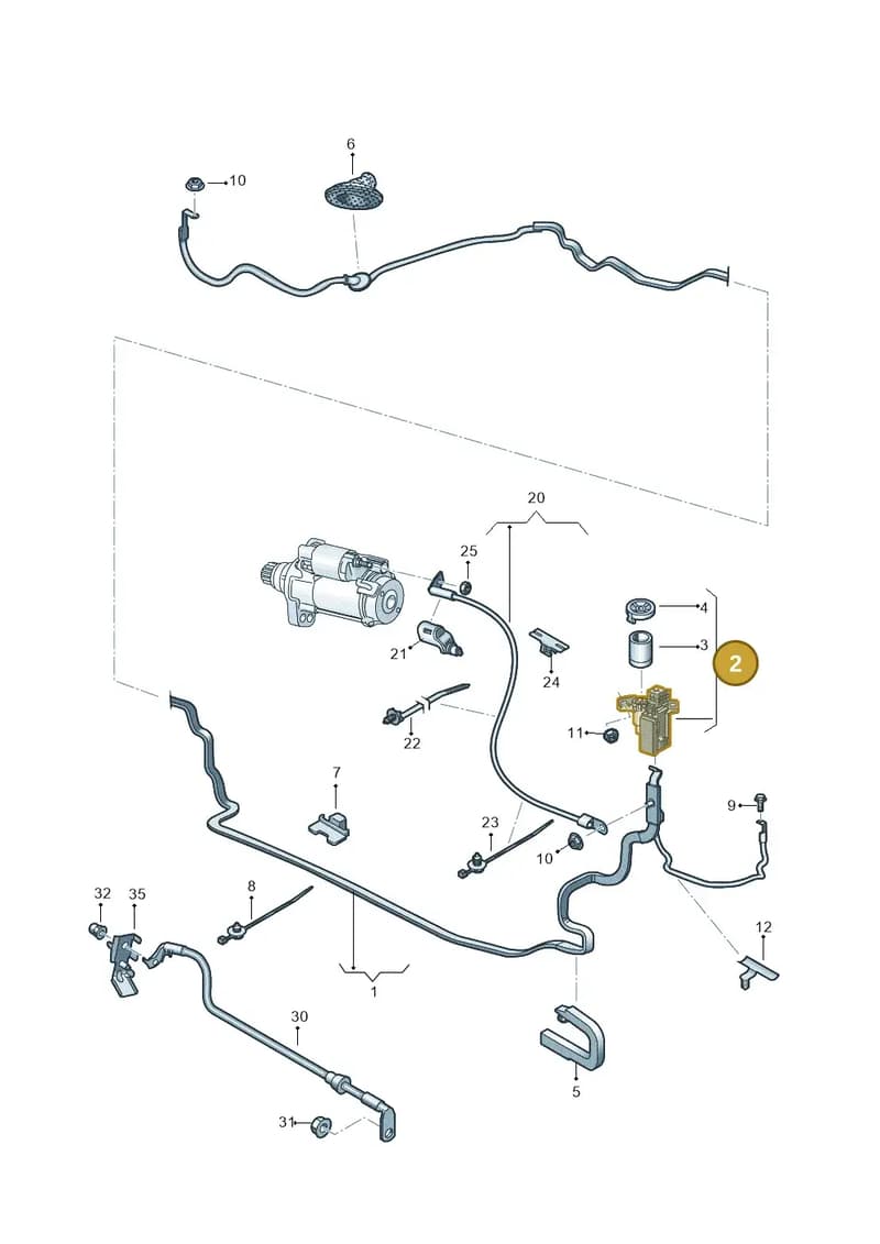 8S0937517 — Audi TT RS (2016-2023) diagram 898972000, position 2