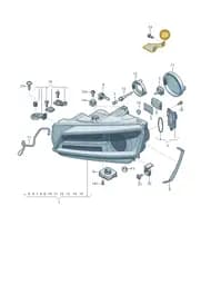 8S0941356A Audi Retaining Plate