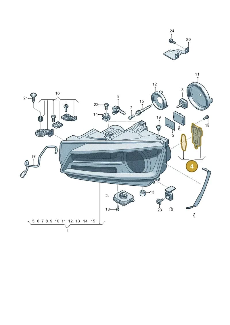 8S0941475 — Audi TT RS (2016-2023) diagram 850941000, position 4