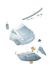 8S0945181 Audi Adjusting Element
