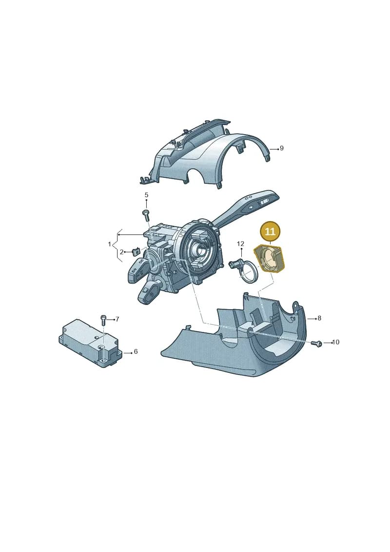 8S0953206 — Audi TT RS (2016-2023) diagram 850953500, position 11