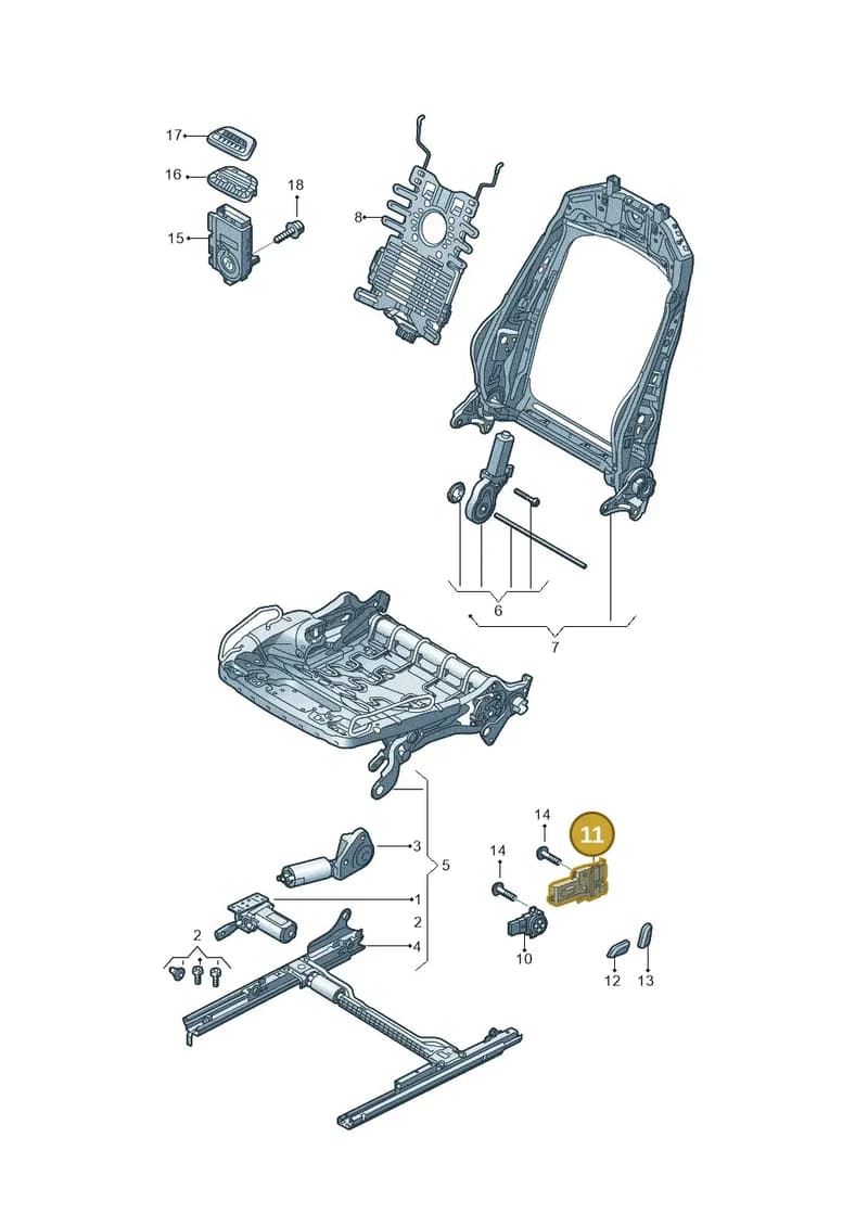 8S0959747 — Audi TT RS (2016-2023) diagram 850959200, position 11