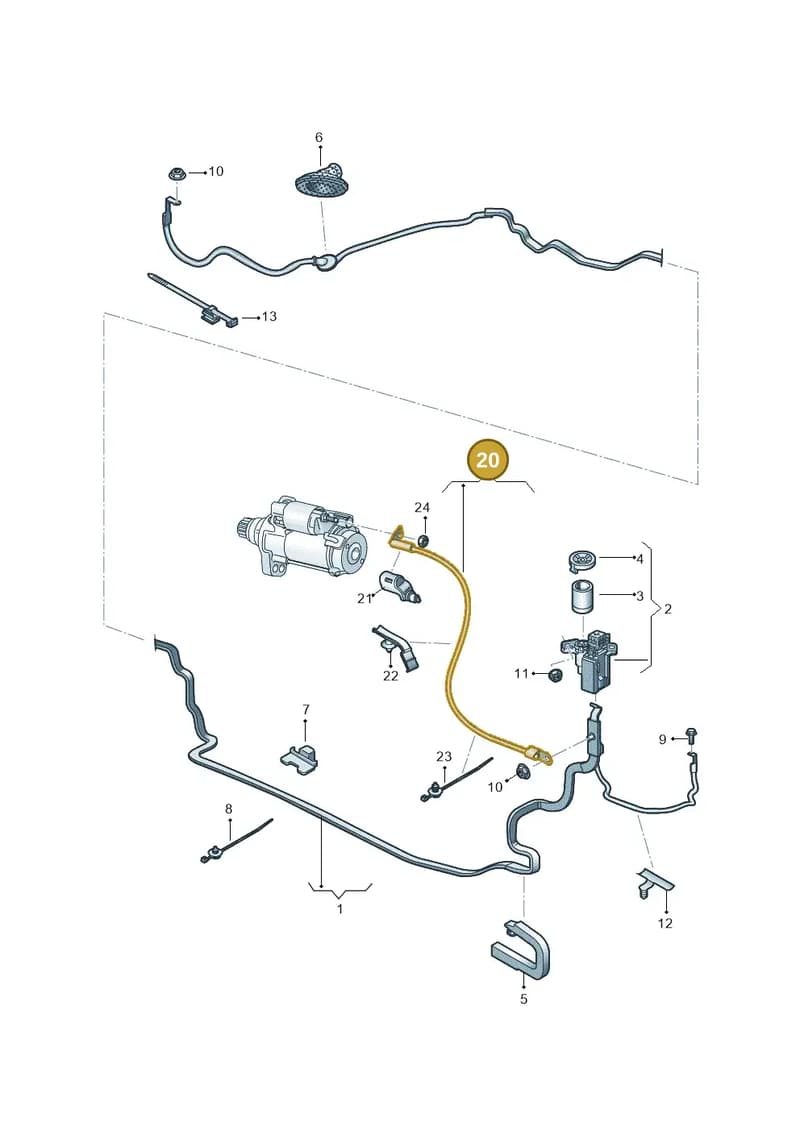 8S0971228H — Audi TTS (2014-2023) diagram 850972000, position 20