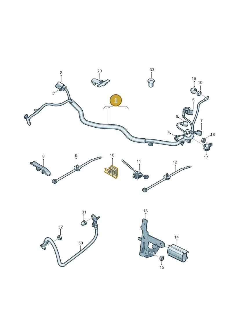 8S0971230AK — Audi TTS (2014-2023) diagram 850972020, position 1
