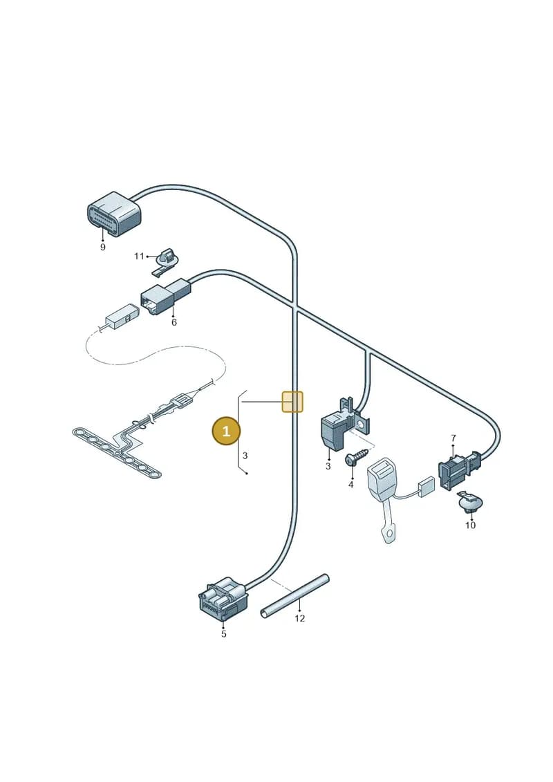 8S0971365J — Audi TT RS (2016-2023) diagram 850972200, position 1