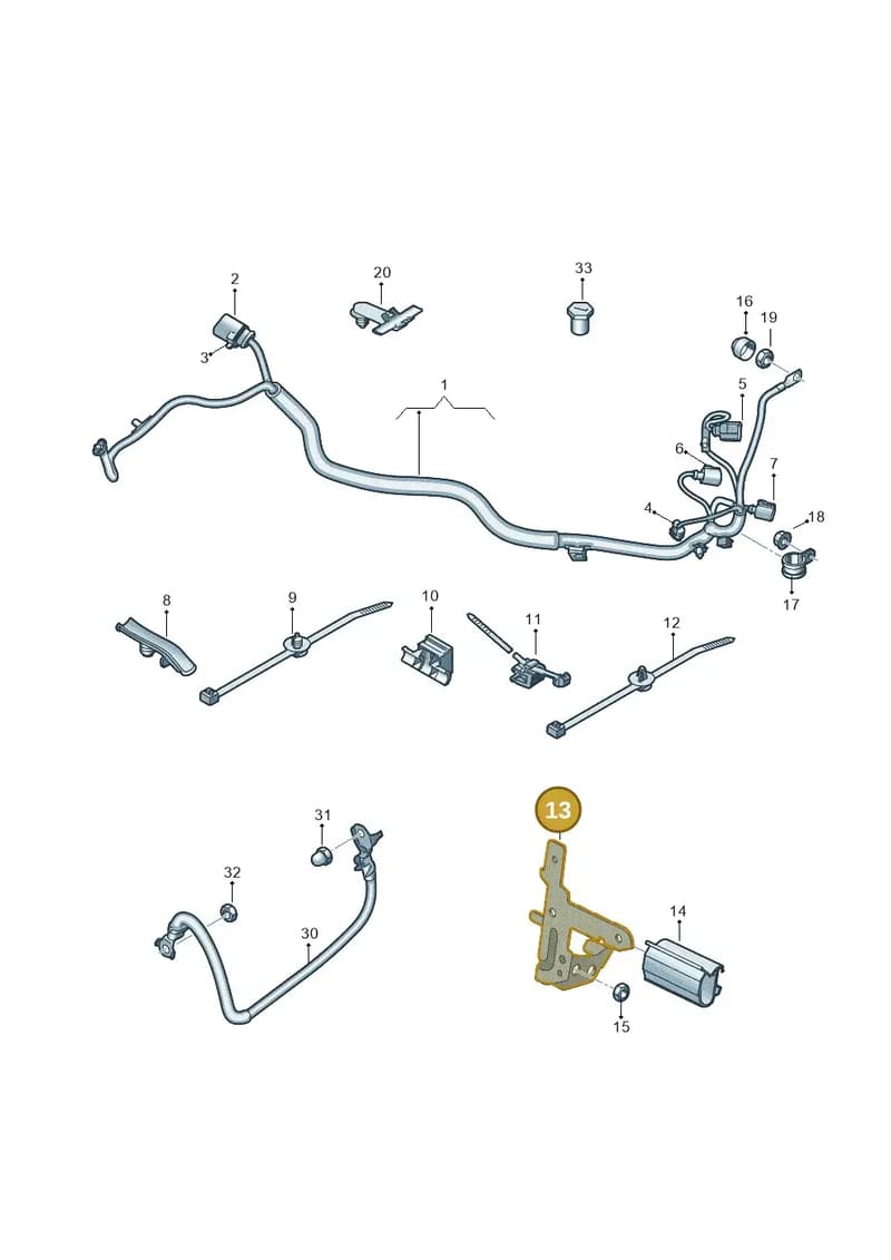 8S0971858A — Audi TTS (2014-2023) diagram 850972020, position 13