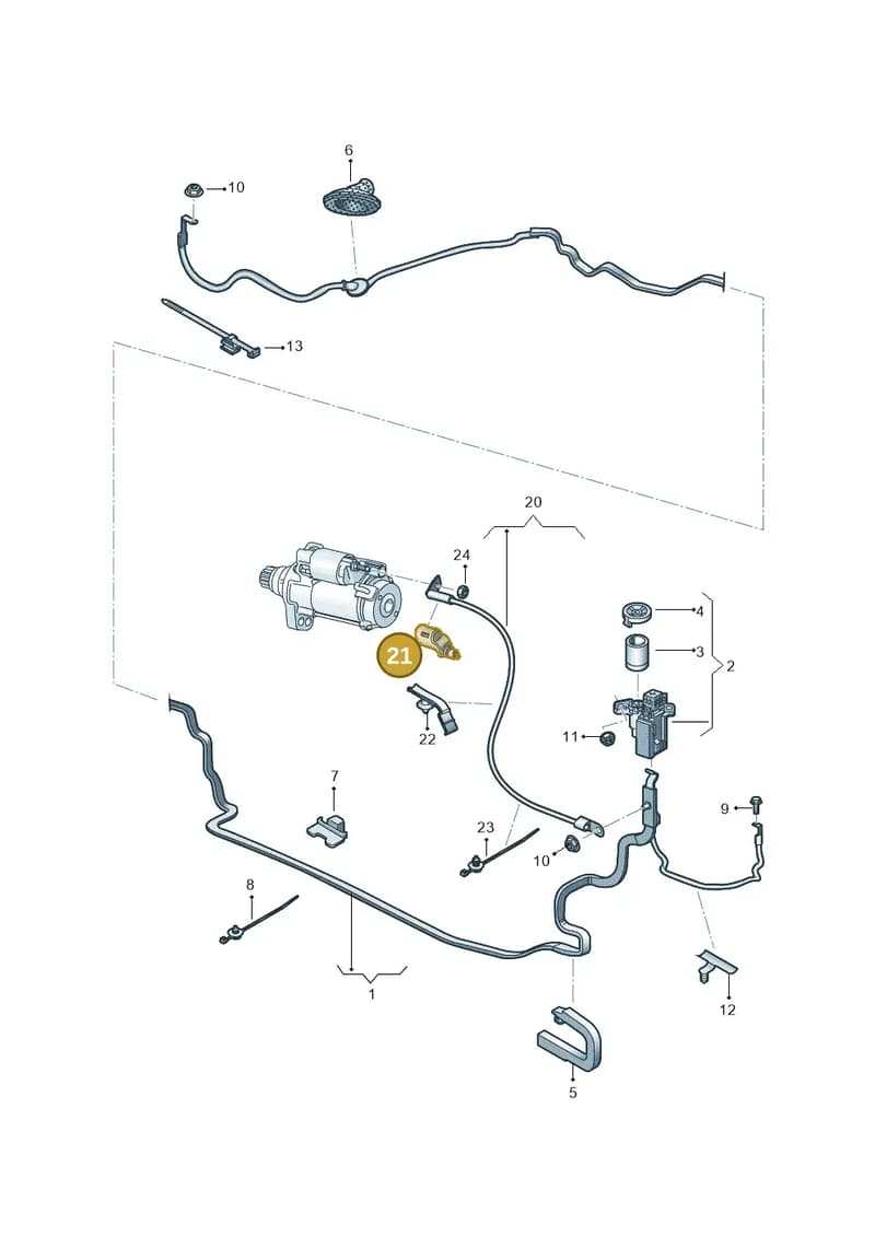 8S0971920 — Audi TTS (2014-2023) diagram 850972000, position 21