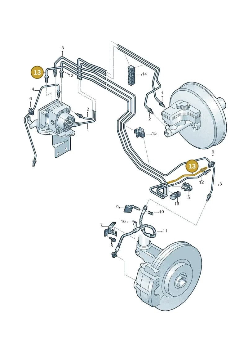 8S1614726C — Audi TT RS (2016-2023) diagram 745611200, position 13
