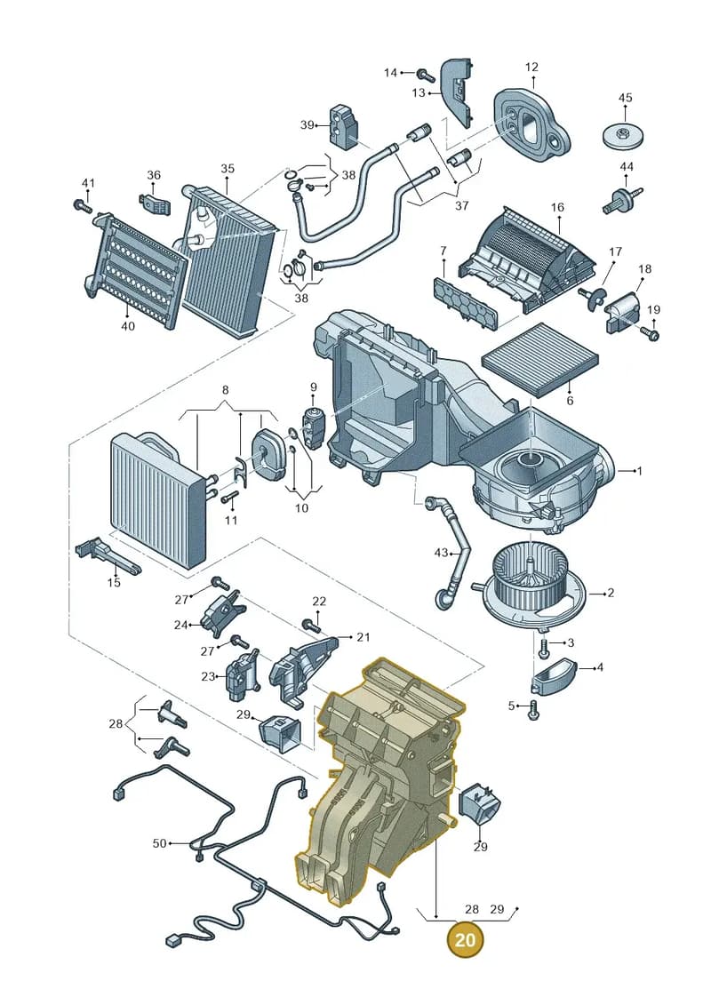 8S1820353G — Audi TT RS (2016-2023) diagram 746820120, position 20