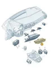 8S1925301B Audi Multiple Switch