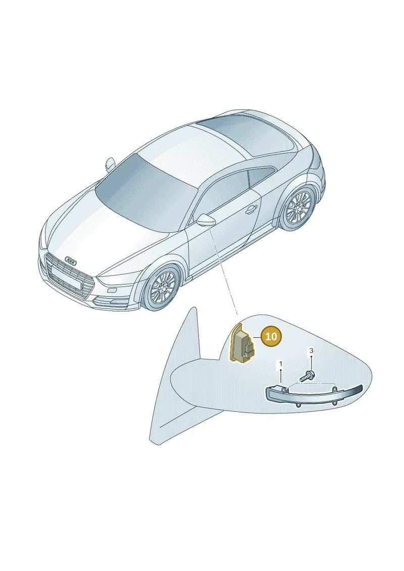 8S1949146 — Audi TT RS (2016-2023) diagram 850949000, position 10