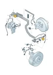 8S2614725A Audi Brake Pipe