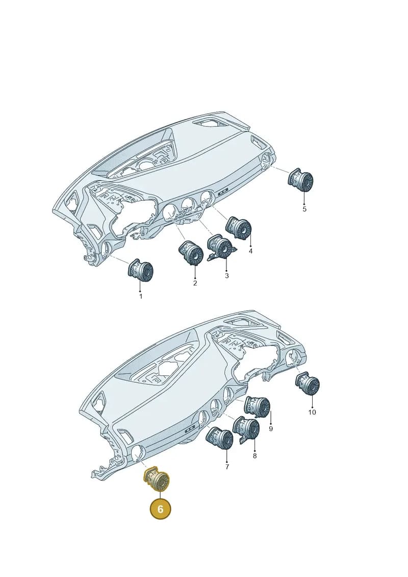 8S2820901GLW — Audi TT RS (2016-2023) diagram 850820000, position 6
