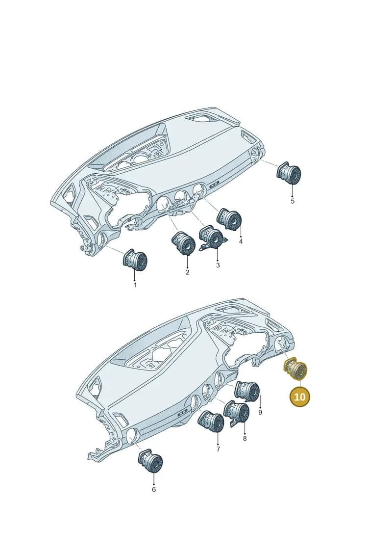 8S2820902HJU — Audi TT RS (2016-2023) diagram 850820000, position 10