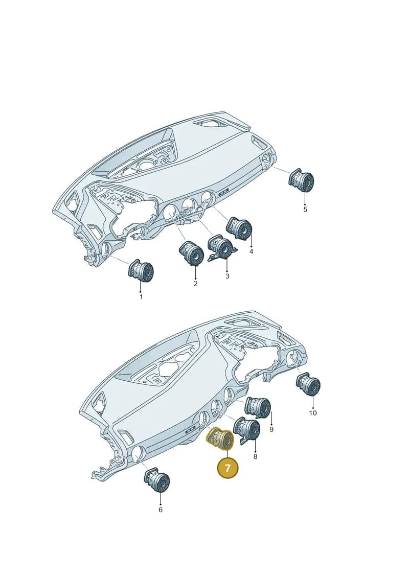 8S2820951GLV — Audi TT RS (2016-2023) diagram 850820000, position 7