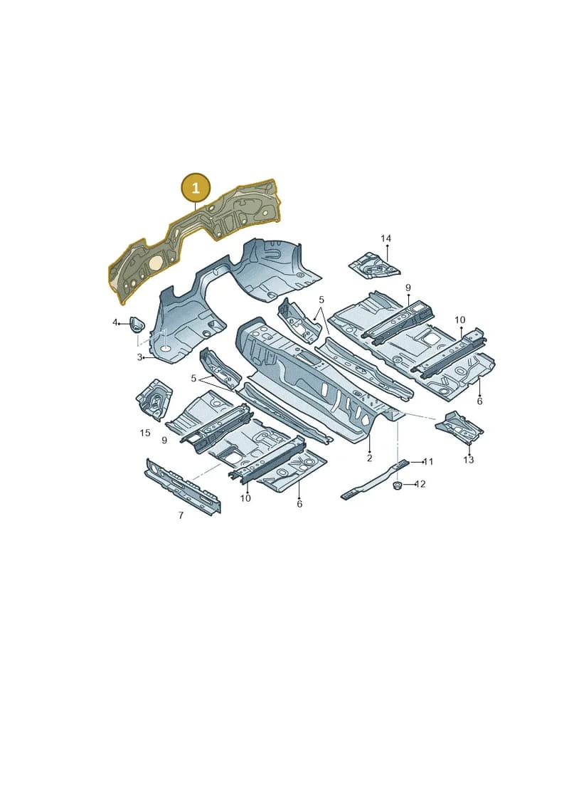 8S7803141A — Audi TT RS (2016-2023) diagram 850803060, position 1