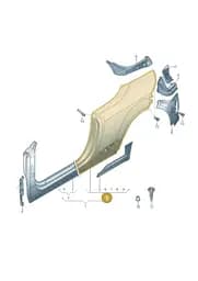 8S7809837 Audi Sectional Part - Side Panel