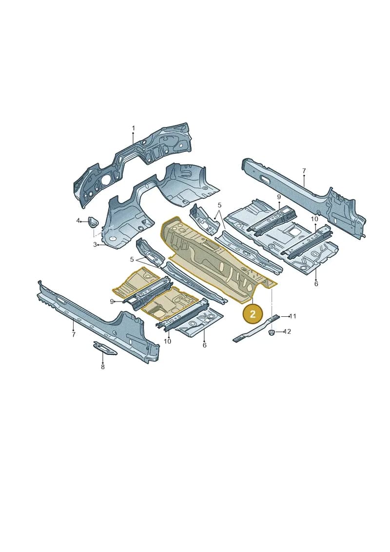 8S8803067B — Audi TT RS (2016-2023) diagram 850803050, position 2