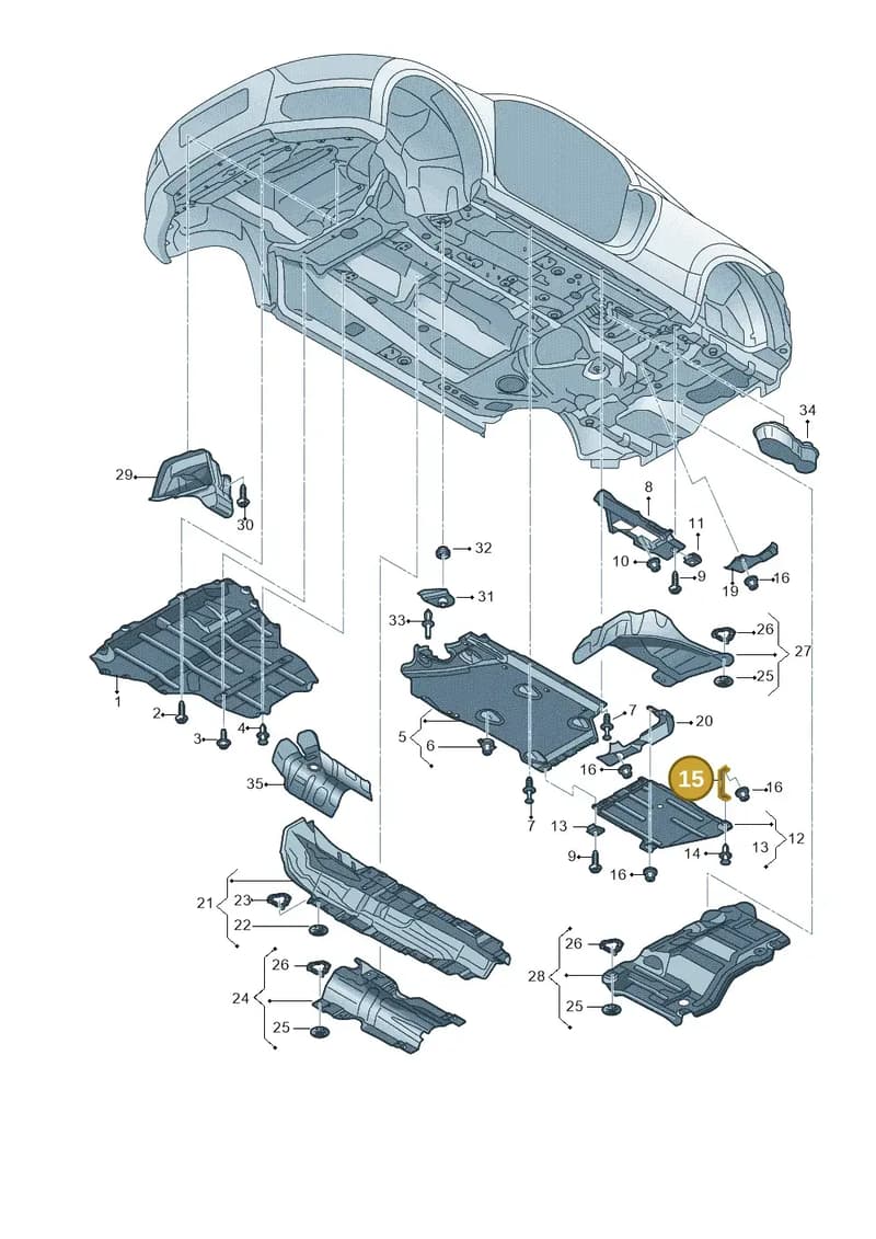 8S8825352 — Audi TTS (2014-2023) diagram 850825000, position 15