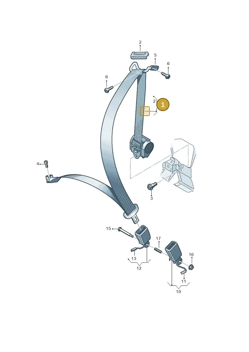 8S8857805DV04 — Audi TT RS (2016-2023) diagram 850857700, position 1