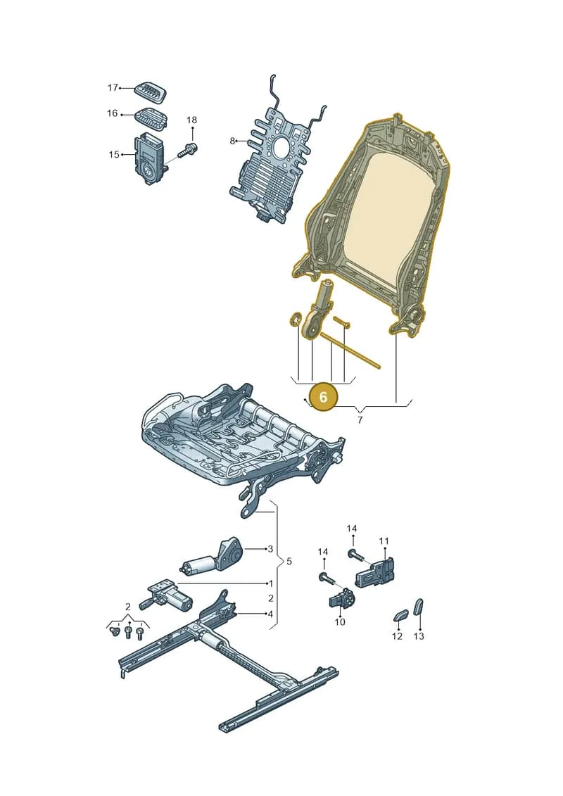 8S8959761B — Audi TT RS (2016-2023) diagram 850959200, position 6