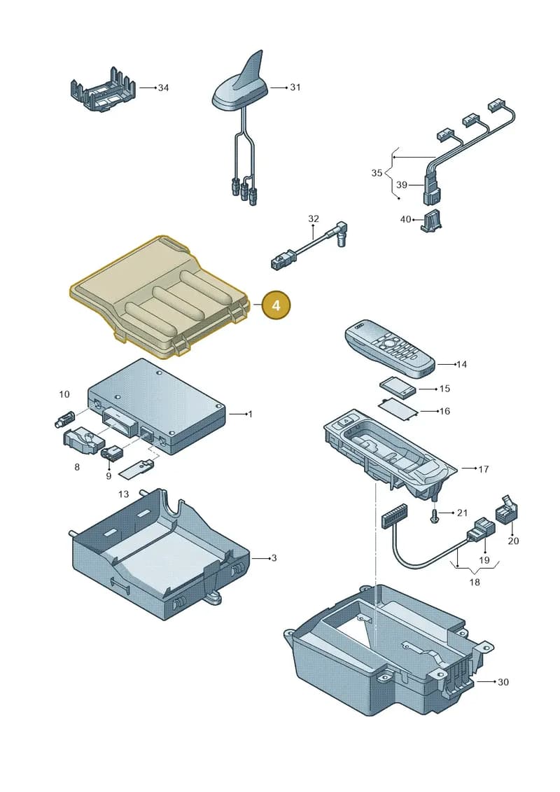 8T0035613 — Audi A5/S5 Coupe       08> (2007-) diagram 620035500, position 4